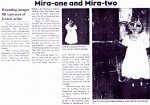 Mira-One and Mira-Two. Chicago Jewish News, May 9, 1997 