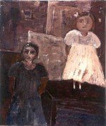 Untitled, from the series Mira A and Mira B, 1992–1994, oil on canvas, 120x100 cm. Private collection, Chicago.